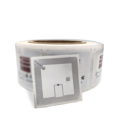 سفارشی کردن برچسب RFID HF 50mm*50mm ISO15693 برچسب کتابخانه RFID 13.56mhz