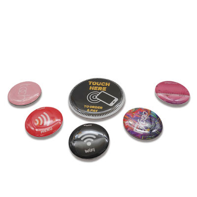 زیرلایه PET RFID روی برچسب فلزی 30 میلی متری اپوکسی ضد فلز برچسب های NFC