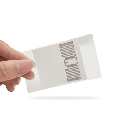 R6 Chip RFID برچسب خرده فروشی 80X45mm برای مدیریت مصرف