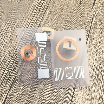 LF UHF Hybrid Smart Card RFID Dual Frequency Card Finish Glossy