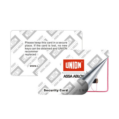 ISO 14443A CR80 کارت RFID پلاستیکی NFC 213 فرکانس 13.56 مگاهرتز