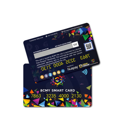 CR80 216 NFC کارت RFID 13.56 مگاهرتز فاصله خواندن 1-10 سانتی متر